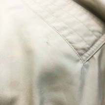 カレントステージ CURRENT STAGE 胸 ロゴ 刺繍 ジップアップ 薄手 ブルゾン ジャケット ベージュ系 L メンズ_画像7