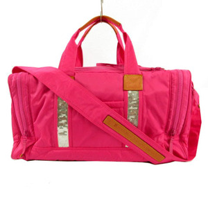  Elise tiger nELISE TRAN Honolulu HAWAII Boston bag bag spangled high capacity Pink Lady -s