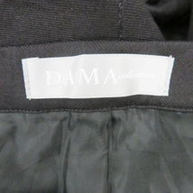 ダーマコレクション dama collection タイトスカート ミモレ丈 シルク 64-91 ブラック 黒 /YM19 レディース_画像4