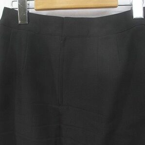 サンペックスイスト SUNPEXIST 膝丈 タイトスカート スカート 9 黒系 ブラック 裏地 チェック レディースの画像5