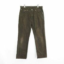 リーバイス Levi's 702 00702-0038 カラーパンツ ボトムス ストレート コットン 33 ダークブラウン ※EKM メンズ_画像1