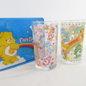 未使用品 care bears ケアベア グラス コップ ペア 2個セット その他