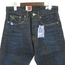 未使用品 ジースターロウ G-Star RAW 3301 STRAIGHT デニム パンツ ジーンズ ストレート UESD加工 インディゴ W30 L32 ☆ メンズ_画像5