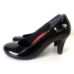 ケイカ KEIKA パンプス エナメル 22.0cm 黒 ブラック くつ 靴 シューズ 小さいサイズ 美品 レディース
