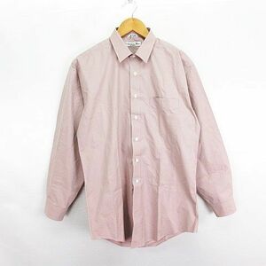  Christian Dior Christian Dior MONSIEUR shirt long sleeve . pocket cotton 2 pink *EKM men's 