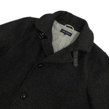 アーバンリサーチ URBAN RESEARCH コート ジャケット ステンカラー 混合メルトン 起毛 ウール混 グレー M メンズ_画像3