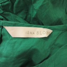 スローブ イエナ SLOBE IENA シャツ ブラウス プルオーバー 半袖 緑 グリーン /YI レディース_画像6