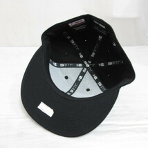 未使用品 ニューエラ NEW ERA 59FIFTY 5950 MLB アリゾナ ダイヤモンドバックス ベースボール キャップ 帽子 7 55.8cm 黒 ブラック 正規品_画像6