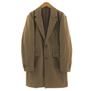 Sense of Place by Urban Research coat Chesterfield coat nappy wool . beige group beige Brown M men's 