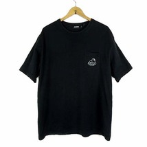 エクストララージ X-LARGE Tシャツ カットソー ポケット ロゴ 刺繍 ビッグシルエット 半袖 XL 黒 ブラック メンズ_画像1