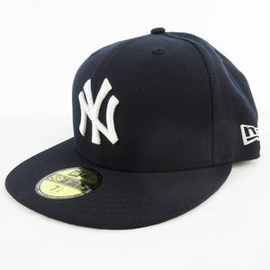 ニューエラ NEW ERA キャップ 帽子 ニューヨーク ヤンキース 7 1/4 57.7ｃｍ 紺 ネイビー メンズ
