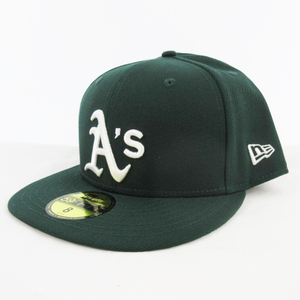 ニューエラ NEW ERA キャップ 帽子 OAKLAND ATHLETICS オークランド・アスレチックス A’s 8 63.5ｃｍ 緑 グリーン メンズ