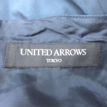 ユナイテッドアローズ UNITED ARROWS ワンピース ひざ丈 ノースリーブ 38 紺 ネイビー /MS レディース_画像5