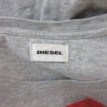 ディーゼル DIESEL Tシャツ カットソー 半袖 S グレー /YI メンズ_画像5