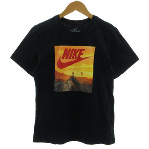 ナイキ NIKE CK4281-010 NIKE AIR フォト Tシャツ 丸首 半袖 コットン ブラック 黒 S メンズ