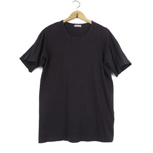 コムデギャルソンオム COMME des GARCONS HOMME Tシャツ カットソー 半袖 ビッグシルエット L 黒 ブラック メンズ