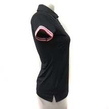 プーマ PUMA ポロシャツ 半袖 S 黒 ブラック /YI レディース_画像4