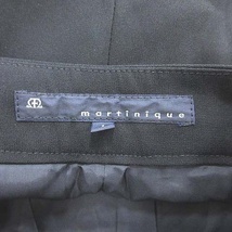 マルティニーク martinique キュロットパンツ ショート プリーツ 1 黒 ブラック /CT レディース_画像5