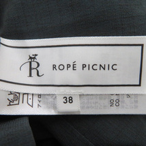 ロペピクニック ROPE Picnic テーラードジャケット ミドル丈 シングルボタン 無地 オーバーサイズ 38 紺 ネイビー /YK33 レディース_画像5