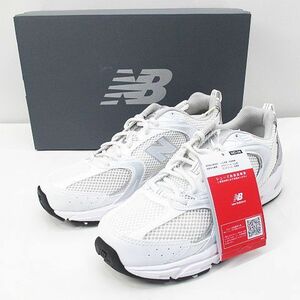 未使用品 ニューバランス NEW BALANCE MR530EMA スニーカー 25.5cm ホワイト 白系 メンズ