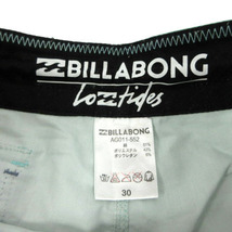 ビラボン BILLABONG パンツ ショートパンツ 水陸両用 ロゴ ストレッチ コットン混 配色 グリーン 緑 ネイビー 紺 赤 黄色 30_画像8