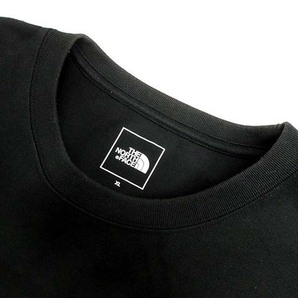 ザノースフェイス THE NORTH FACE バックスクエアロゴ Tシャツ 半袖 クルーネック Back Square Logo Tee NT32144 ブラック 黒 XL メンズの画像3