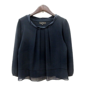  Reflect Reflect blouse long sleeve 9 navy blue navy /MN #MO lady's 