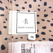 ロペピクニック ROPE Picnic ブラウス ヒョウ柄 レオパード フレンチスリーブ 38 ベージュ /YK レディース_画像6