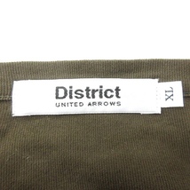 ディストリクト ユナイテッドアローズ District UNITED ARROWS カーディガン XL 茶 カーキ /MN ■MO レディース_画像5