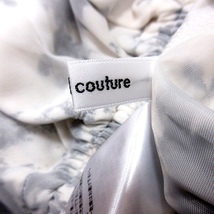 natural couture スカート フレア ロング 総柄 M 白 ホワイト /RT レディース_画像6