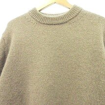 フィグベル PHIGVEL 美品 22AW Mock Neck Mohair Sweater ニット セーター PMAO-KN04 キッドモヘヤ モックネック 2 ベージュ メンズ_画像3