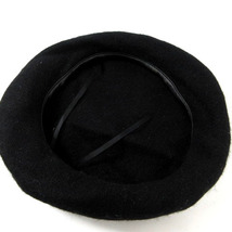 レピピアルマリオ repipi armario ベレー帽 パイピング 起毛 ウール混 ブラック 黒 レディース_画像7