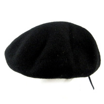 レピピアルマリオ repipi armario ベレー帽 パイピング 起毛 ウール混 ブラック 黒 レディース_画像3