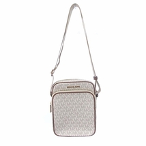 未使用品 マイケルコース MICHAEL KORS JET SET TRAVEL MD FLIGHT BAG XBODY 35H9GTVC1B ショルダーバッグ 斜めがけ MK柄 総柄 PVC バニラ_画像5