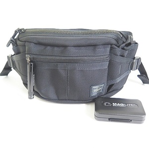 ポーター PORTER HEAT WAIST BAG ボディバッグ ウエストバッグ ブラック 703-06979 2sa5465