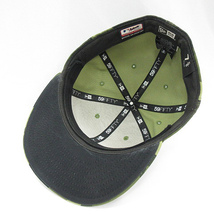 ニューエラ NEW ERA 軍隊記念日 迷彩 カモフラ 59FIFTY LA CAP ドジャース ベースボール キャップ 帽子 7 5/8 60.6cm_画像7