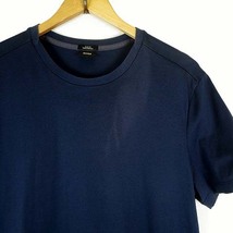 ヒューゴボス HUGO BOSS Tシャツ カットソー スリムフィット 半袖 クルーネック XL 紺 ネイビー 国内正規品 メンズ_画像2