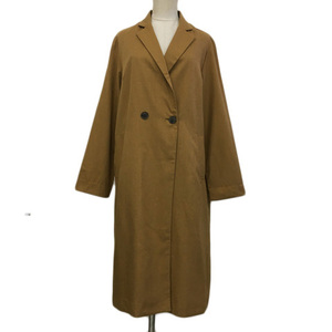  перчатка grove пальто Cesta - springs длинный двойной тонкий одноцветный длинный рукав L бежевый чай Brown женский 