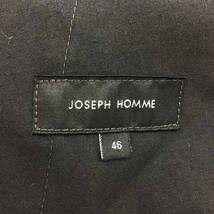 ジョセフオム JOSEPH HOMME パンツ テーパード ロング タック 無地 46 グレー メンズ_画像5