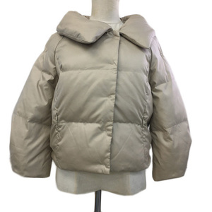  Ballsey BALLSEY Tomorrowland down jacket Short big color feather plain long sleeve 38 beige lady's 