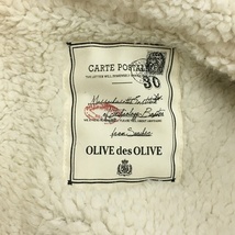 オリーブデオリーブ OLIVE des OLIVE コート モッズ ミドル ファー フード ライナー 中綿 ボア ジップアップ 長袖 緑 グリーン レディース_画像5