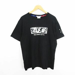 DUARIG Tシャツ カットソー 半袖 クルーネック ロゴ コットン XO ブラック ※EKM メンズ