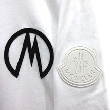 モンクレール MONCLER ロゴ ワッペン Tシャツ 長袖 クルーネック ロンT 2020AW F20918D70710 ホワイト 白 XXL 大きいサイズ 国内正規_画像4