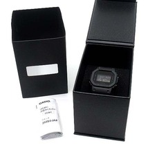 カシオ ジーショック CASIO G-SHOCK ソリッドカラーズ デジタル ウォッチ 腕時計 DW-5600UBB-1JF オールブラック 黒 新品同様 メンズ_画像5