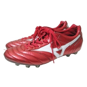 ミズノ MIZUNO モレリア 2 ジャパン スパイク シューズ サッカー 赤 27.0cm ■U90 X メンズ