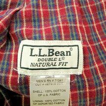 エルエルビーン L.L.BEAN チノパン コットン パンツ 裏地ネル ストレート W36 L32 無地 ベージュ IBO49 A0312 メンズ_画像8