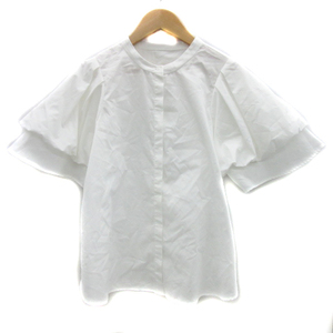  Natural Beauty Basic NATURAL BEAUTY BASIC рубашка блуза короткий рукав tia-do рукав частота цвет одноцветный M белый женский 