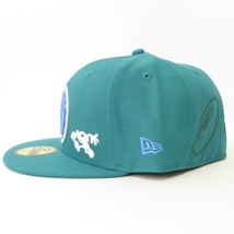 ニューエラ NEW ERA 美品 59FIFTY NBA COIN PARKING DELIVERY ブルックリン・ネッツ キャップ 帽子 グリーン ブルー 7 1/2 59.6cm メンズ_画像3