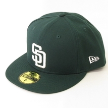 ニューエラ NEW ERA 59FIFTY MLB サンディエゴ パドレス キャップ ダークグリーン ホワイト 8 63.5cm 帽子 メンズ_画像1