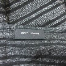 ジョセフオム JOSEPH HOMME Tシャツ カットソー Vネック ボーダー 半袖 46 黒 ブラック /YI メンズ_画像5